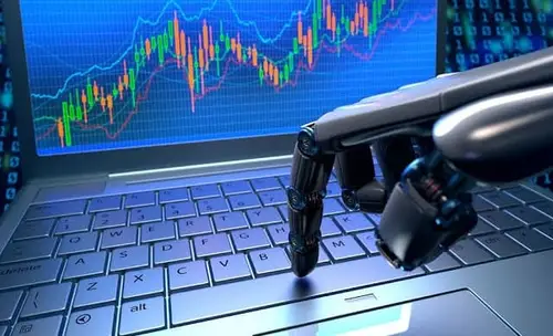 Frankfurter Skyline bei Nacht